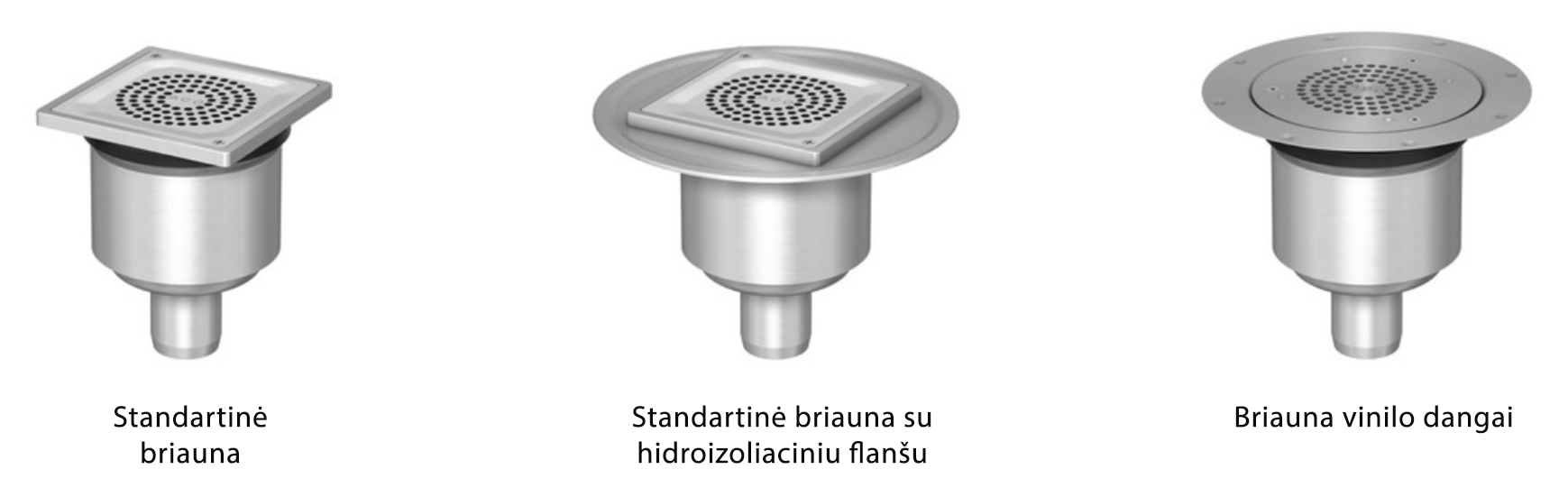 ACO nerūdijančio plieno trapai EG150