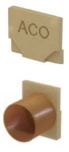 ACO Euroline galinė sienutė latakui