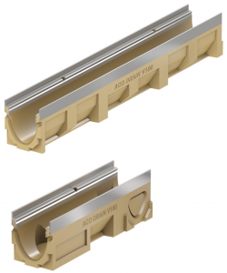 ACO Multiline latakai su cinkuoto plieno briauna