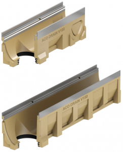 ACO Multiline latakai su cinkuoto plieno briauna, su LLD vamzdžio jungtimi