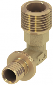 Alkunė TECE su išoriniu sriegiu