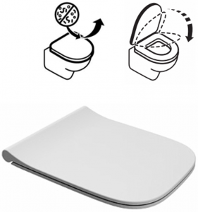 Antibakterinis WC dangtis KOLO MODO