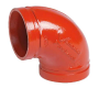 Victaulic alkūnė 90° RED