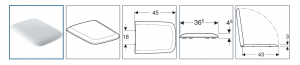 WC dangtis Geberit iCon Square soft close