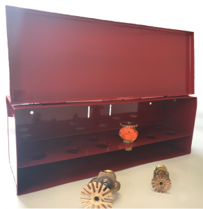 Dėžutė atsarginiams sprinkleriams