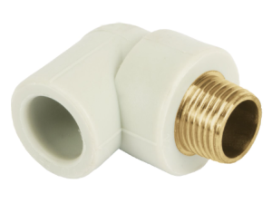 PPR Alkūnė su išoriniu sriegiu