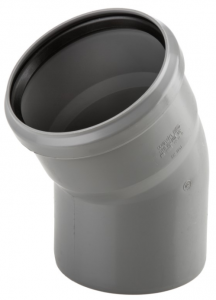 PVC alkūnė Wavin Optima